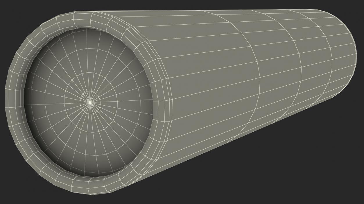 Oxygen Gas Cylinder 3D model