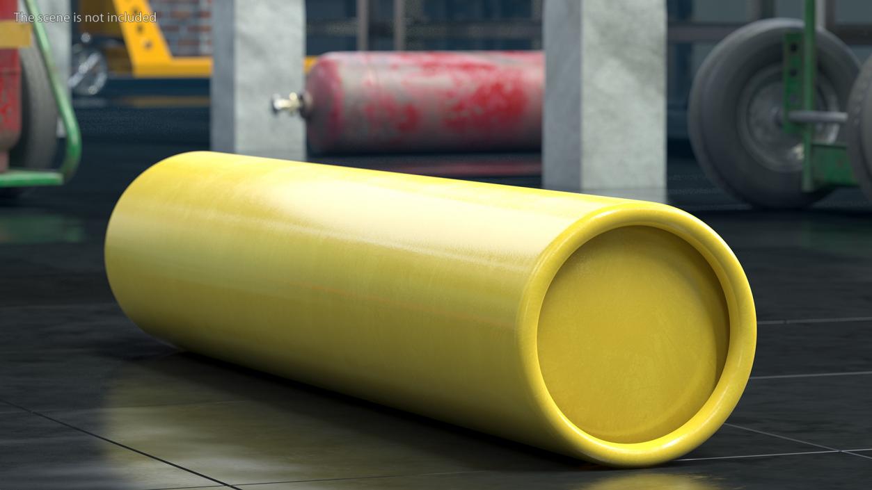 Oxygen Gas Cylinder 3D model