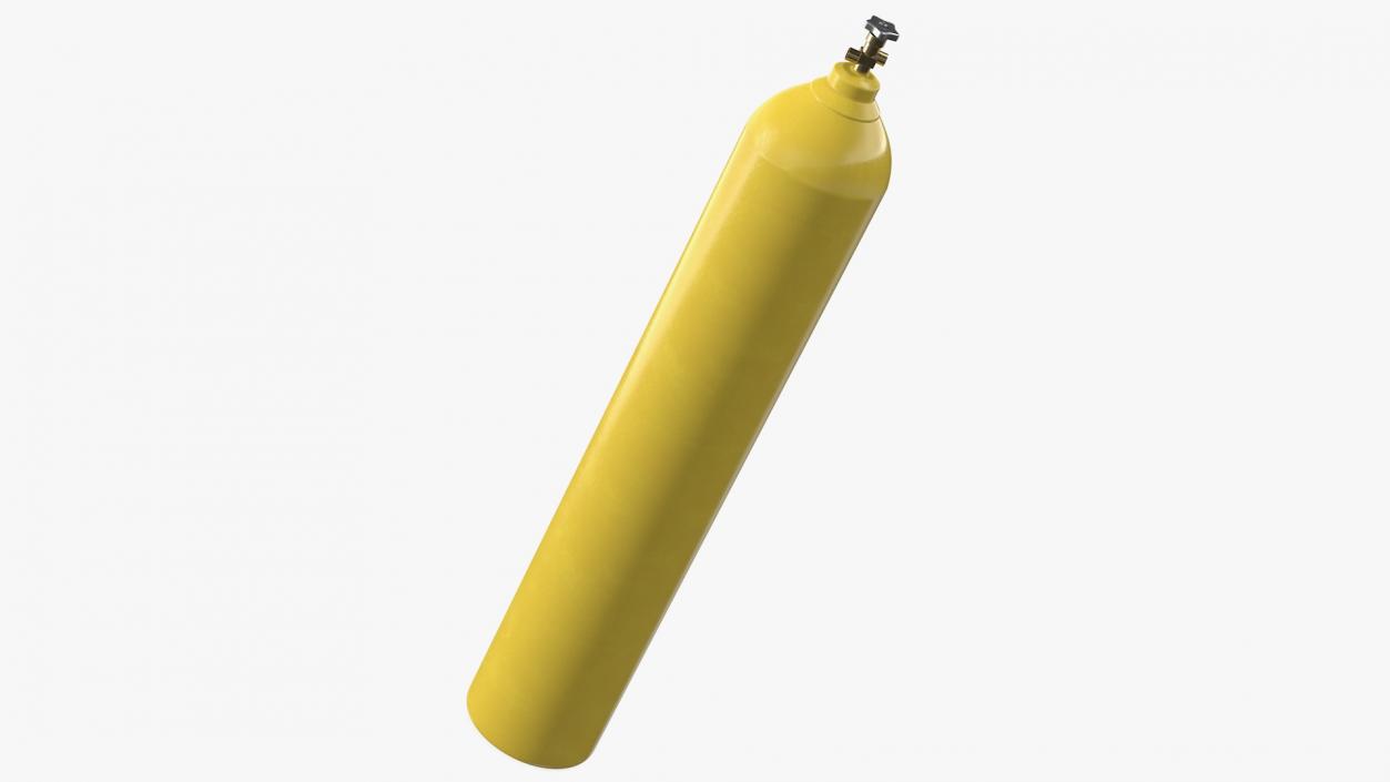 Oxygen Gas Cylinder 3D model