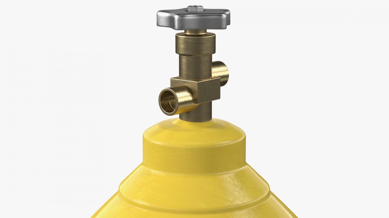 Oxygen Gas Cylinder 3D model