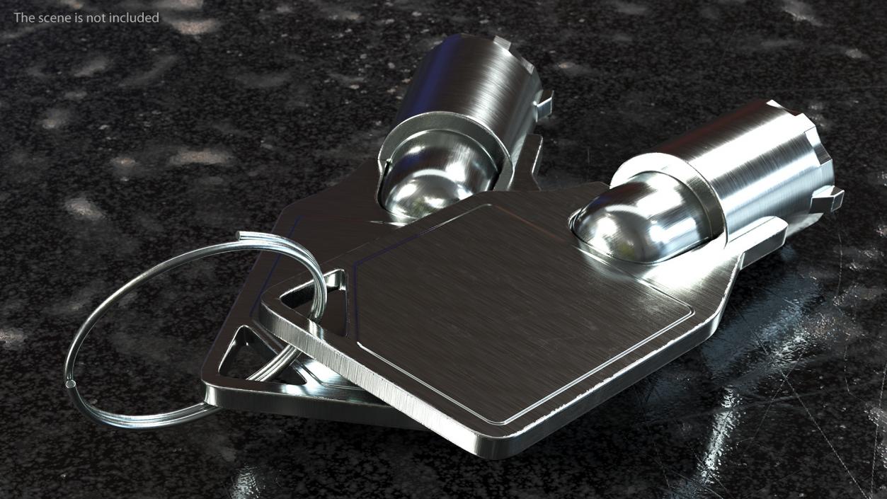 3D model Security Tubular Key