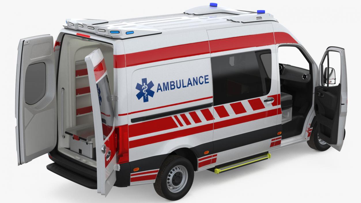 3D Modern Paramedic Ambulance