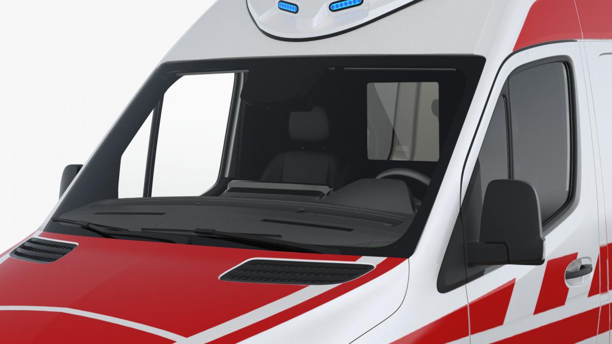 3D Modern Paramedic Ambulance