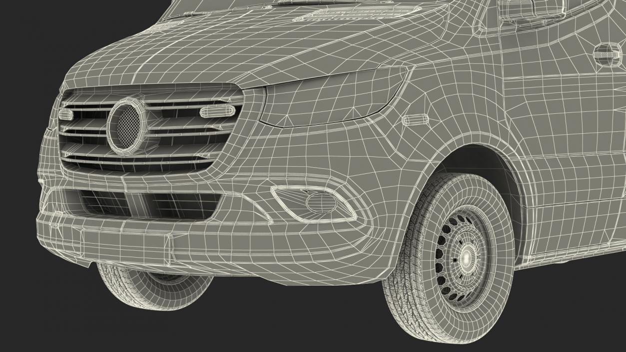 3D Modern Paramedic Ambulance