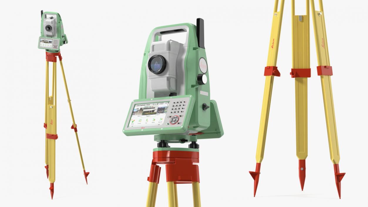 3D Total Station Leica TS10 with Tripod