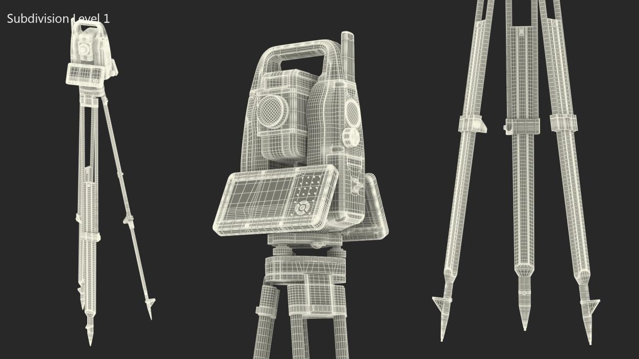 3D Total Station Leica TS10 with Tripod