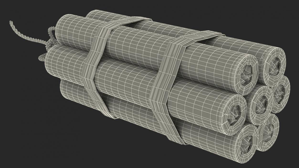 3D Dynamite Pack model