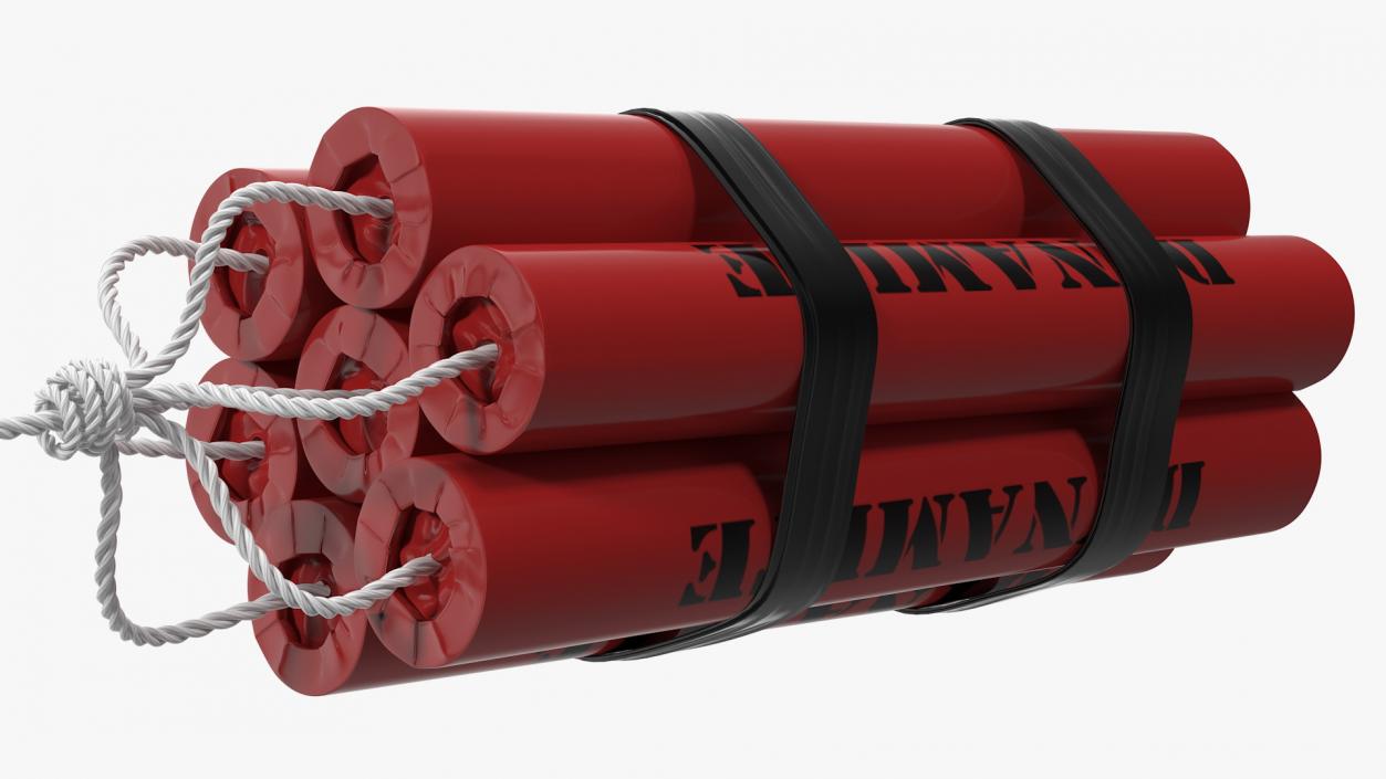 3D Dynamite Pack model