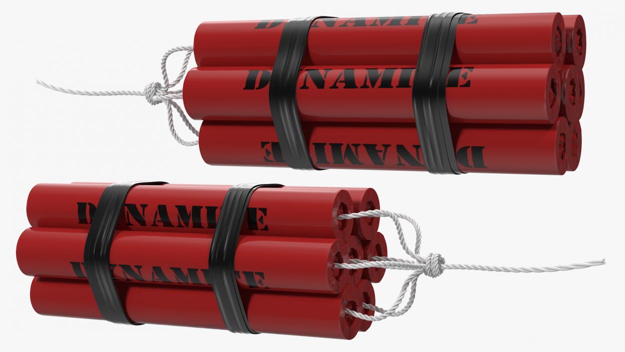 3D Dynamite Pack model