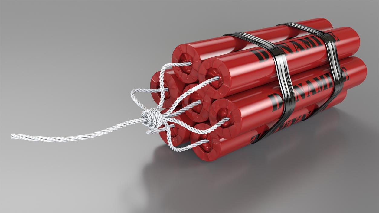 3D Dynamite Pack model