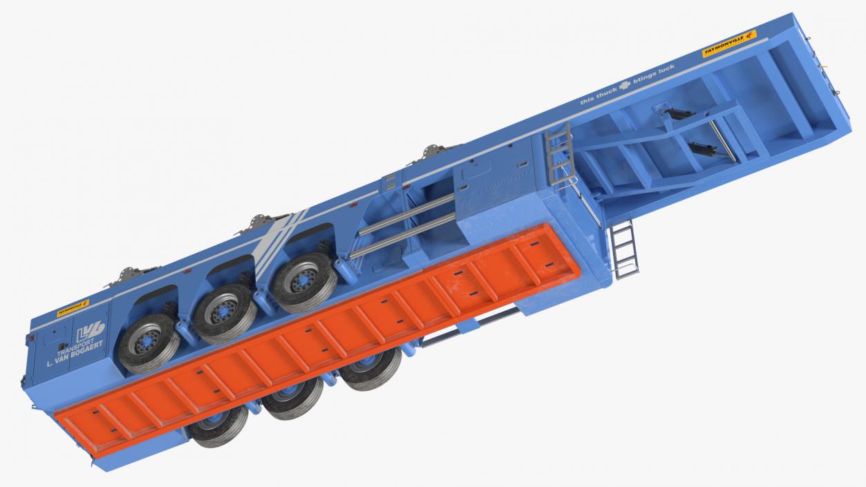 Faymonville Prefamax ILO 3 Innenlader Semi Trailer Rigged 3D