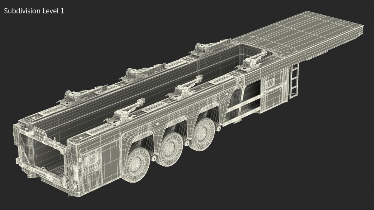 Faymonville Prefamax ILO 3 Innenlader Semi Trailer Rigged 3D