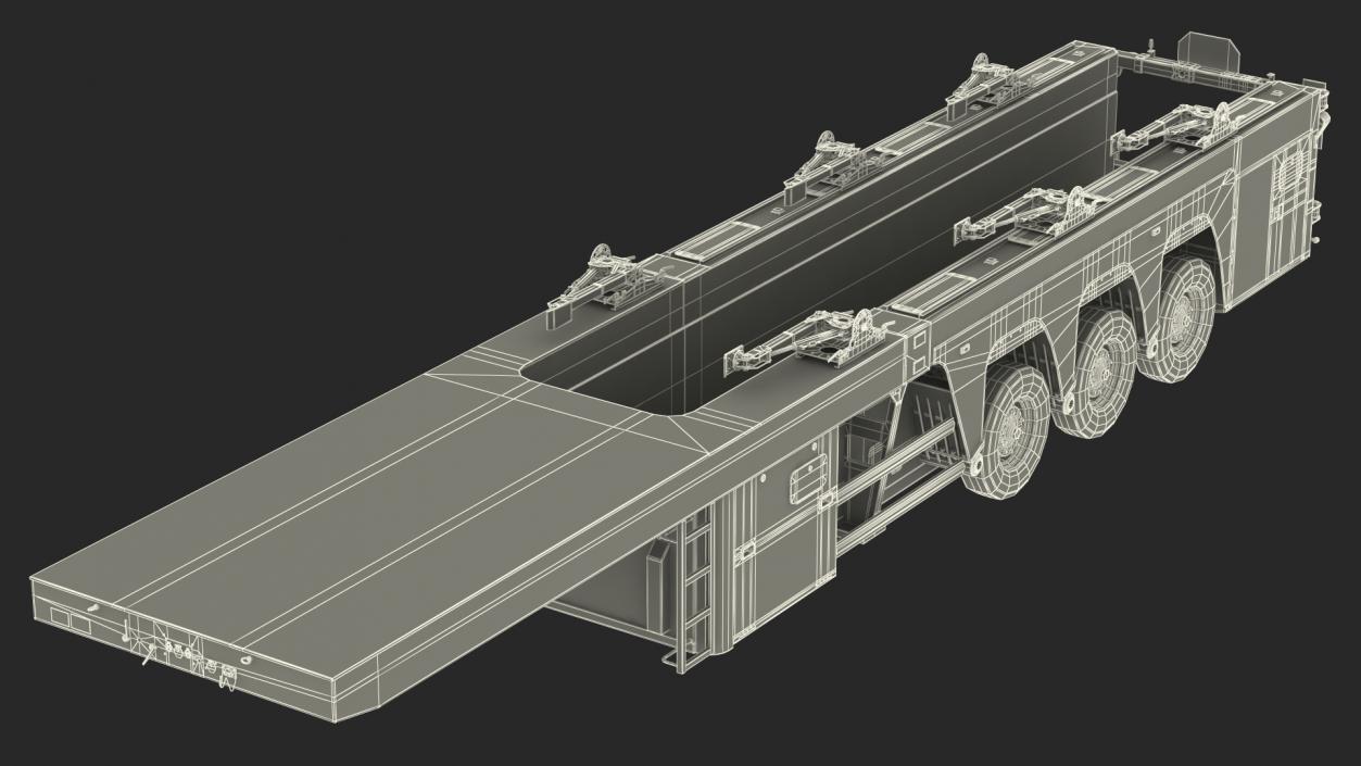 Faymonville Prefamax ILO 3 Innenlader Semi Trailer Rigged 3D