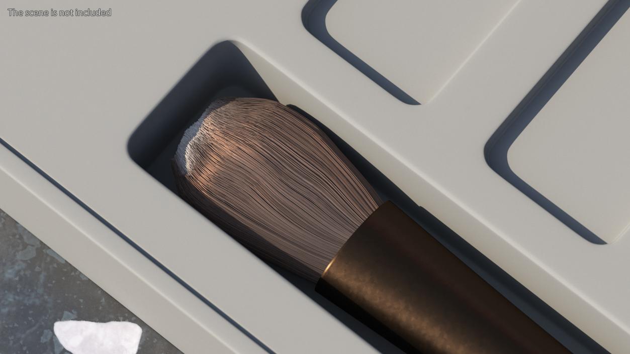 3D model Urban Decay Naked Heat Double Ended Brush Fur