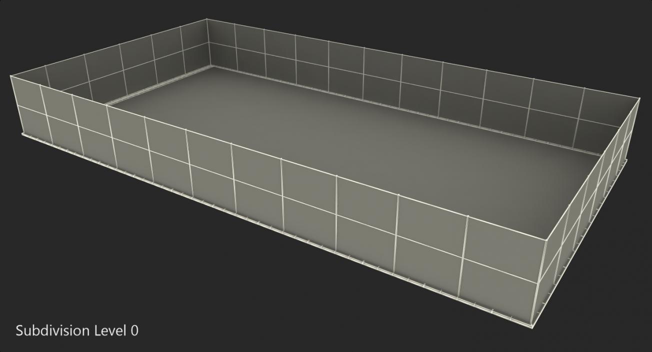 3D Outdoor Court model