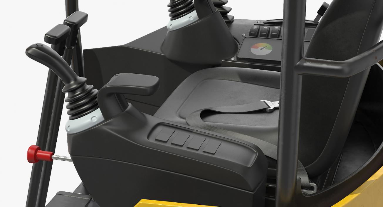 JCB Mini Excavator with Breaker Dirty 3D