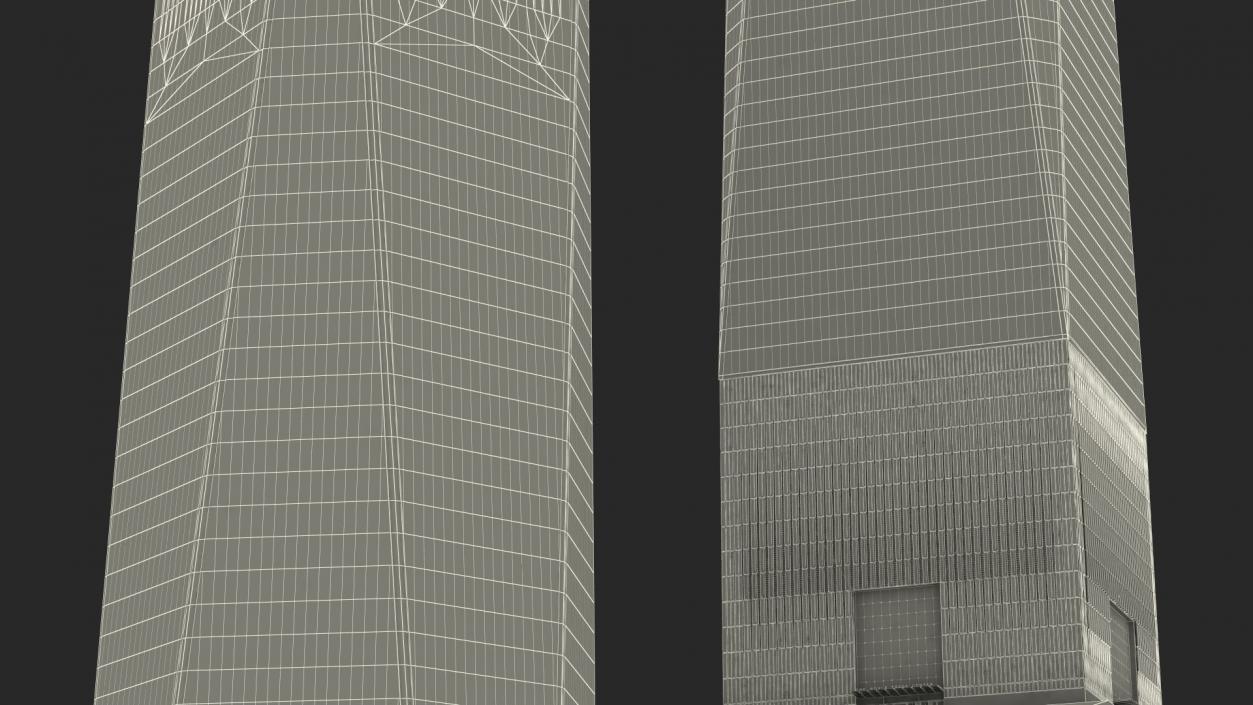 Freedom Tower Night Glow 3D model