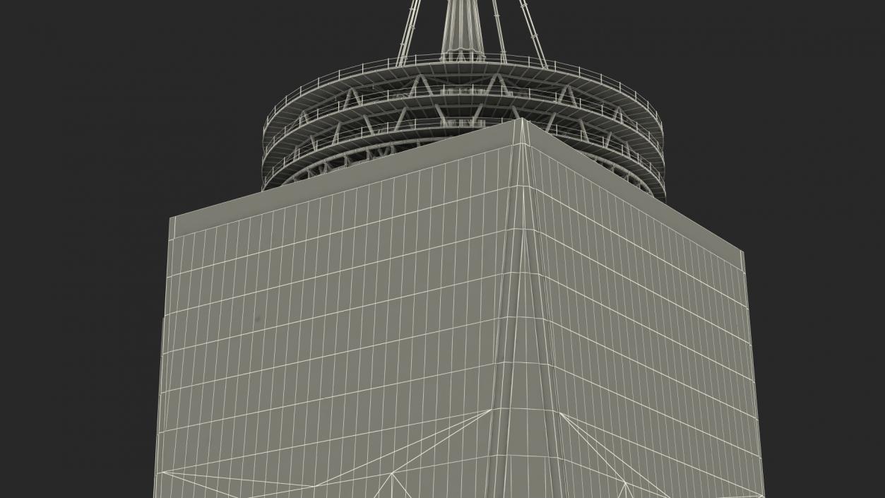 Freedom Tower Night Glow 3D model