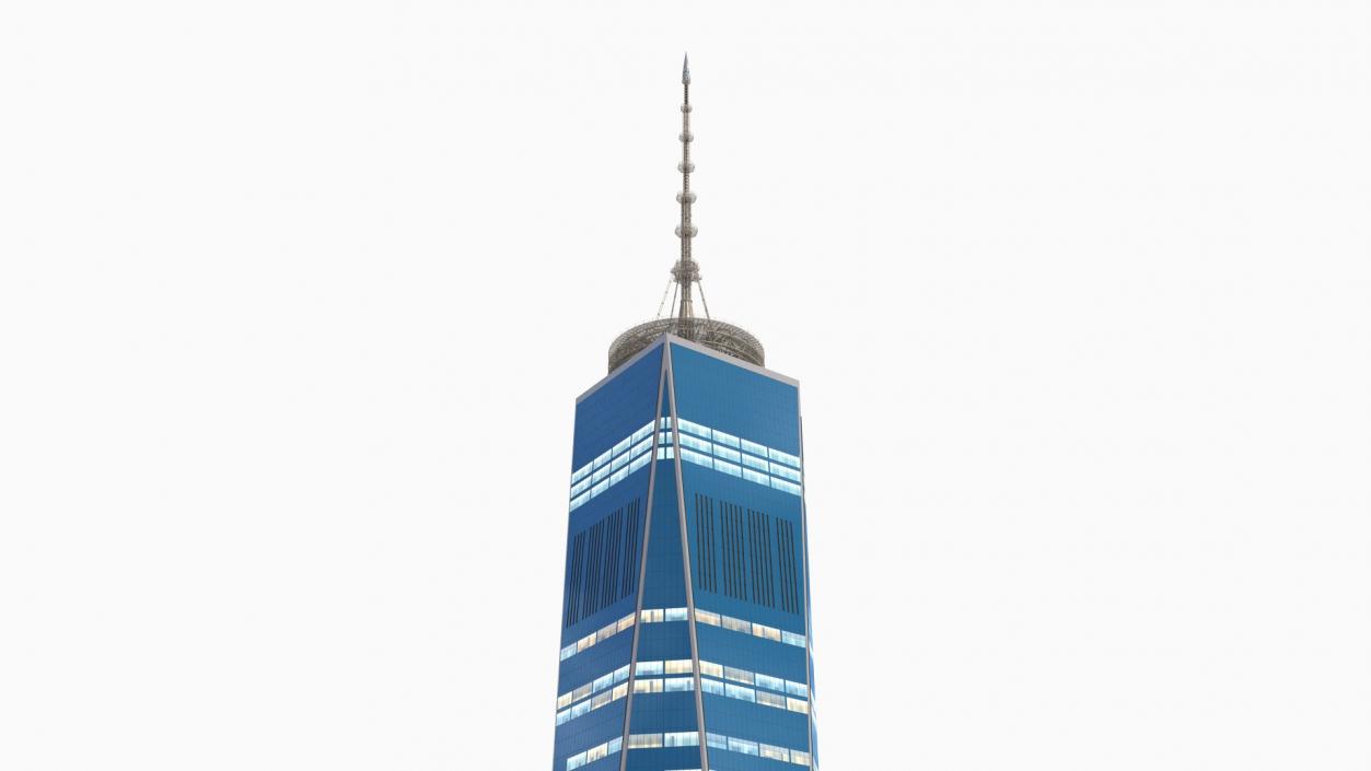 Freedom Tower Night Glow 3D model