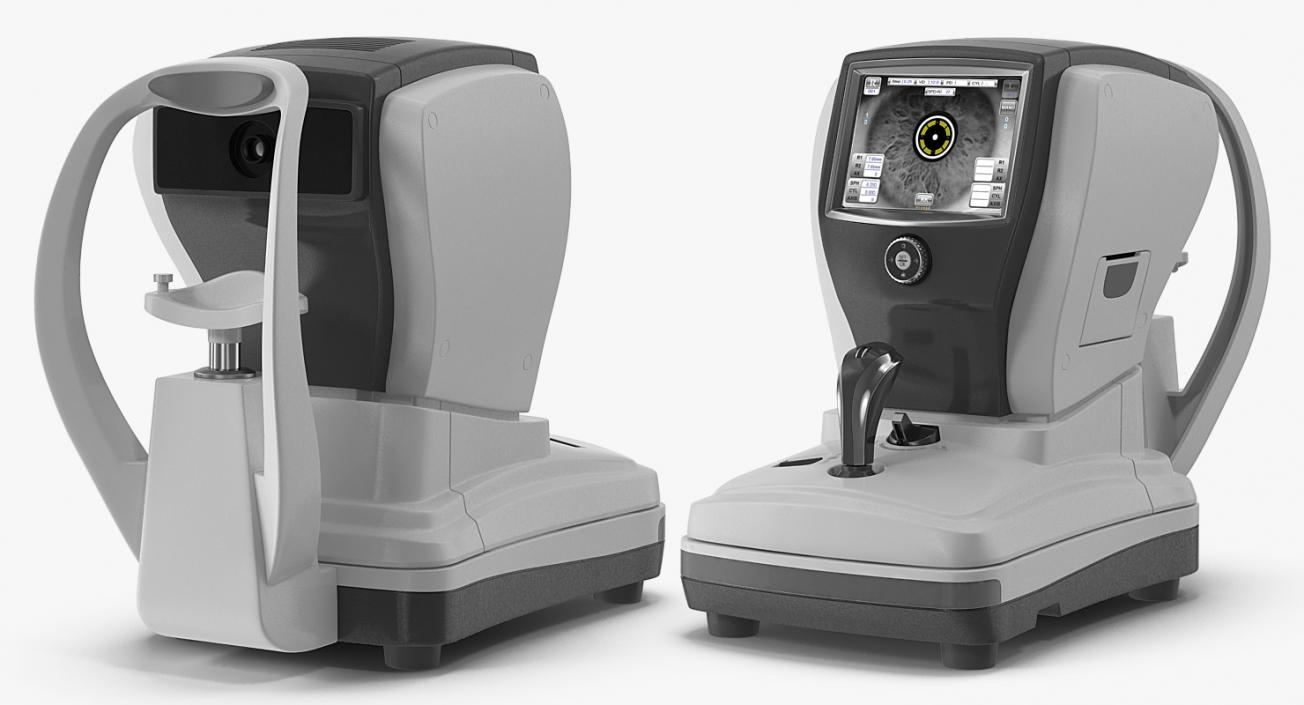 3D model Refractometer Keratometer