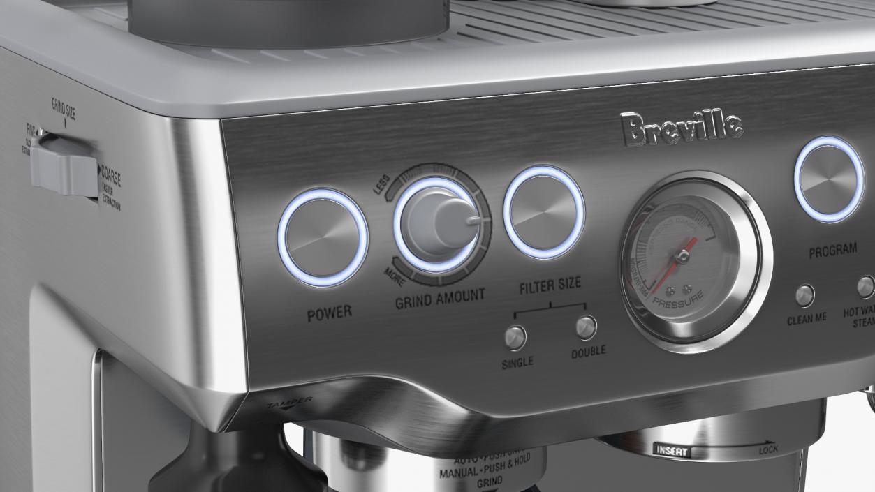 3D Breville Barista Express Espresso Machine