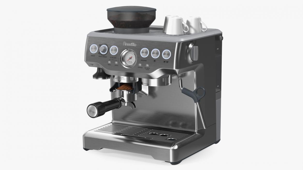 3D Breville Barista Express Espresso Machine