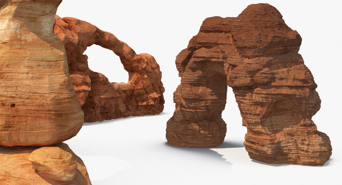 Sandstone Arches Collection 3D