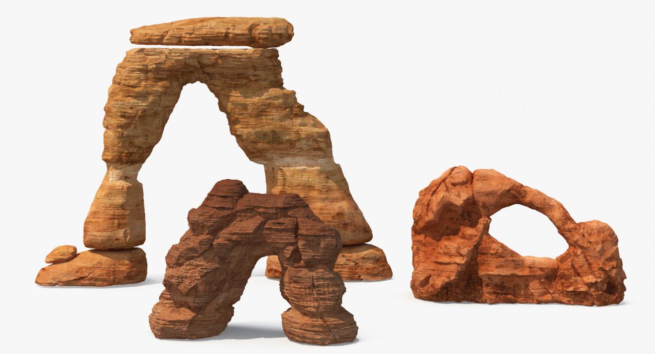 Sandstone Arches Collection 3D