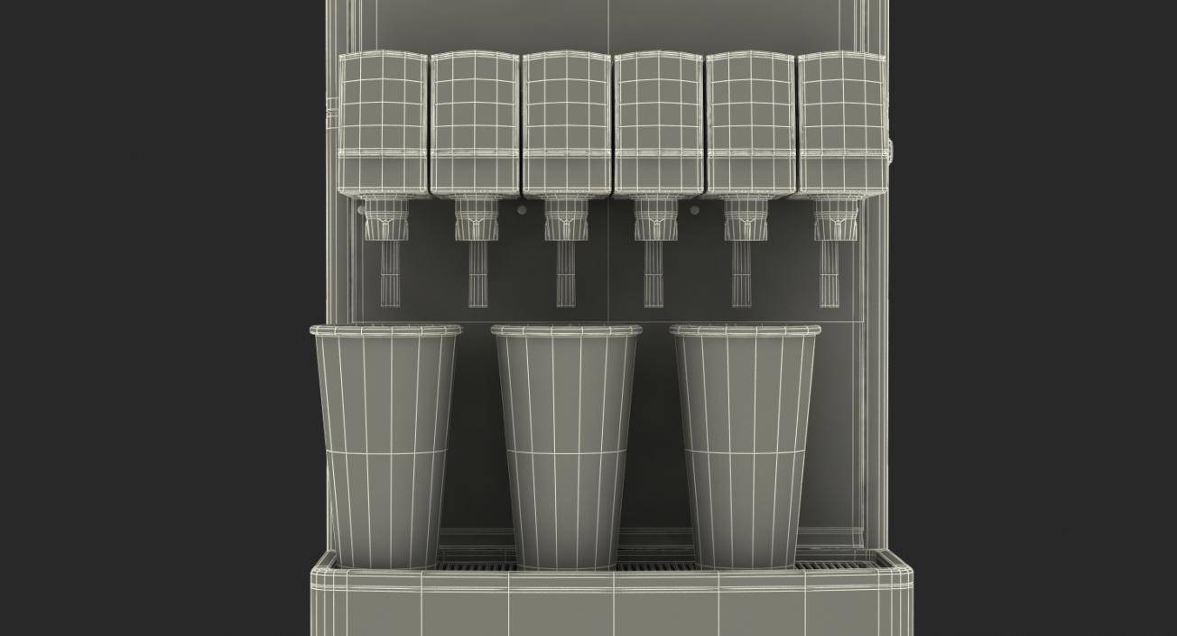 3D Soda Drink Machine model