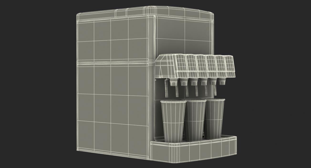 3D Soda Drink Machine model