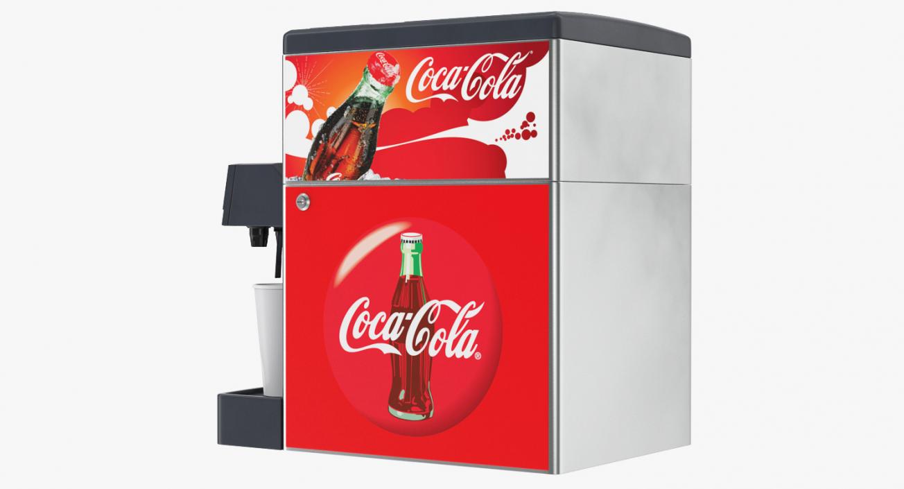 3D Soda Drink Machine model