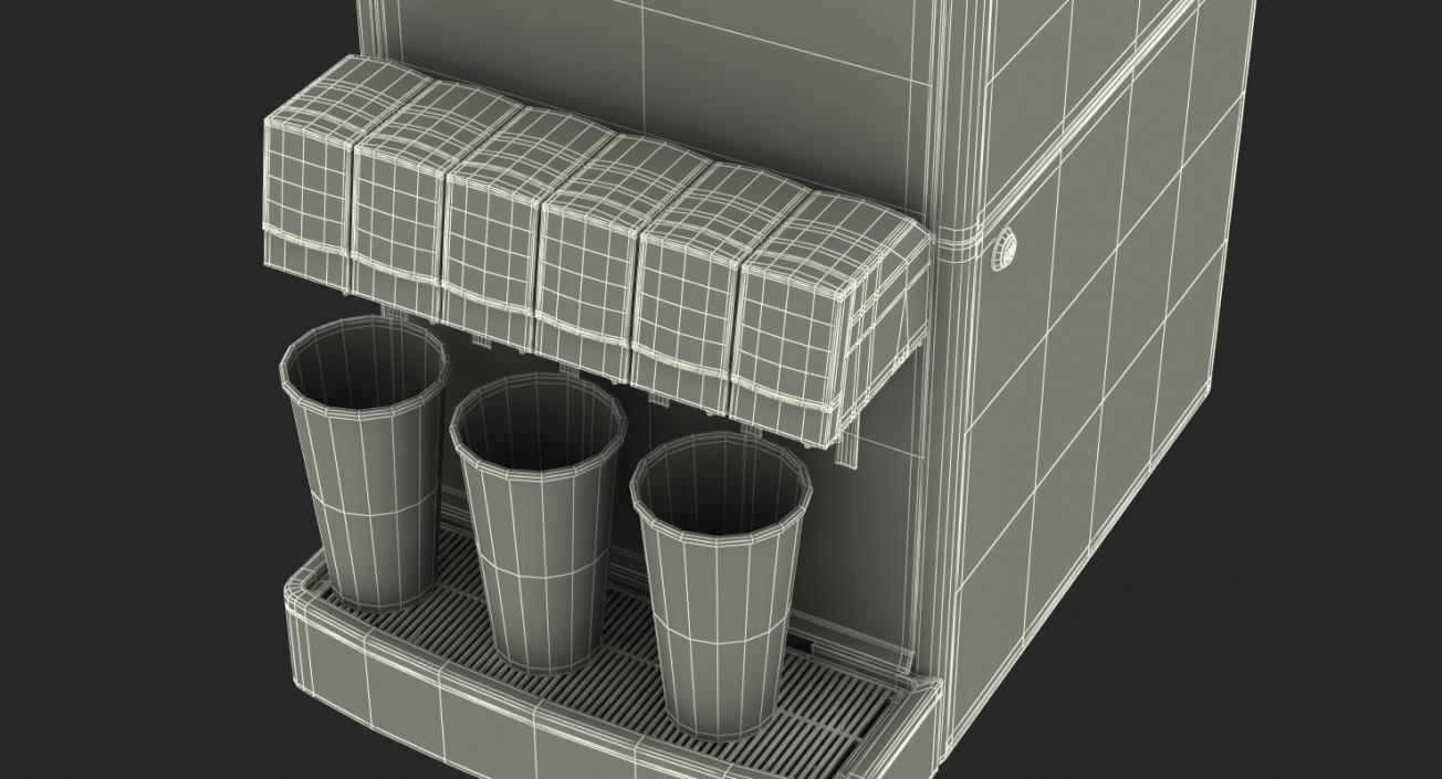 3D Soda Drink Machine model