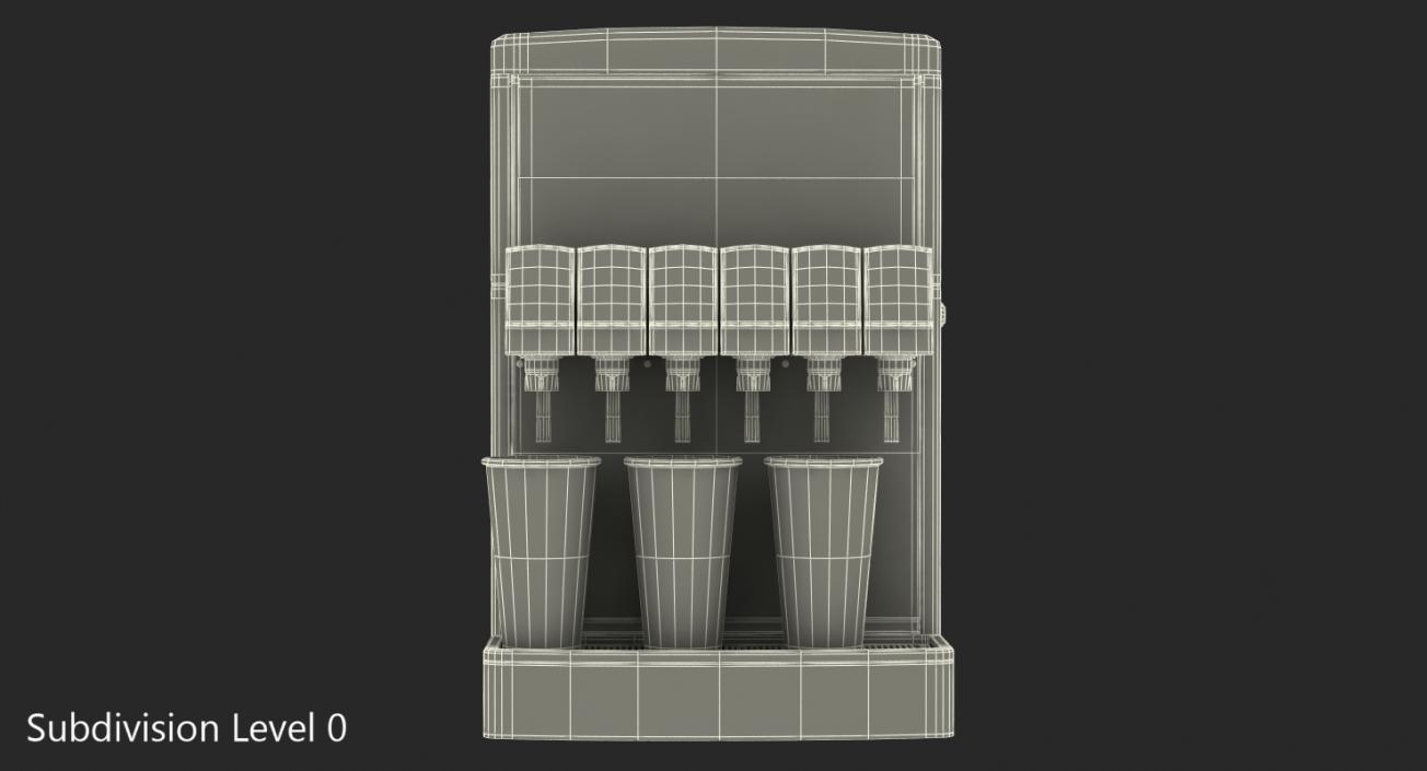 3D Soda Drink Machine model