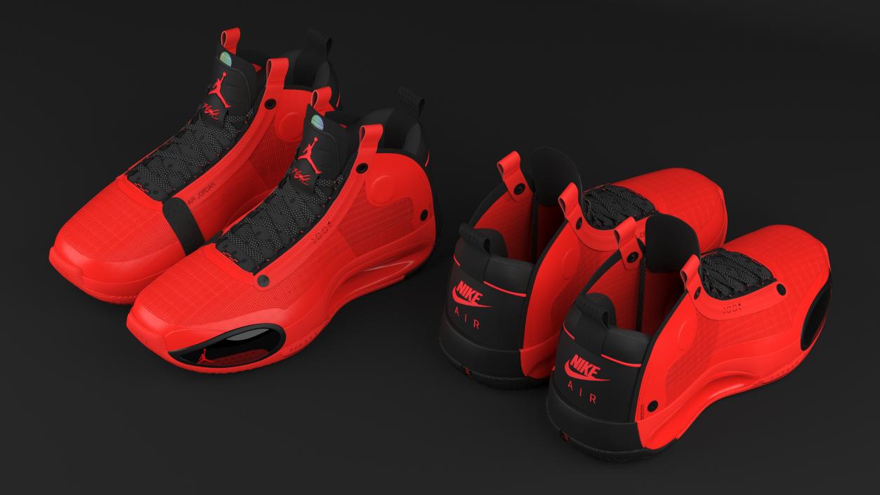 3D model Air Jordan 34 Infrared 23