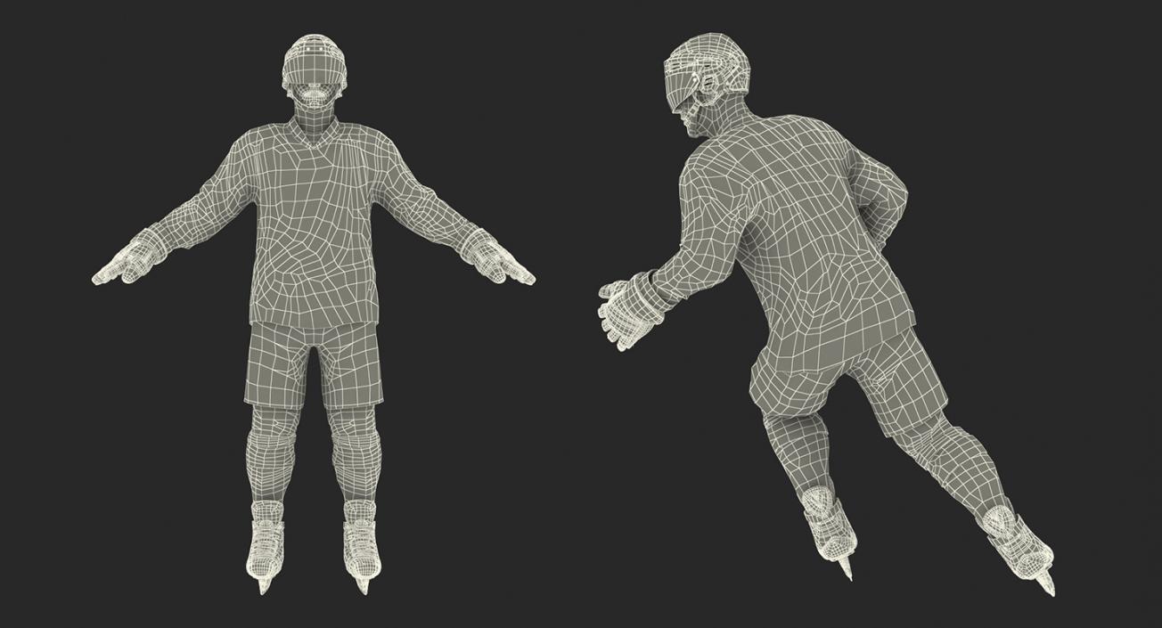 Rigged Sport Characters Collection 3D model