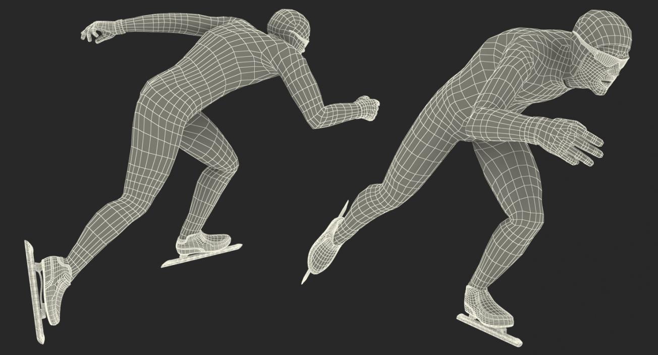 Rigged Sport Characters Collection 3D model