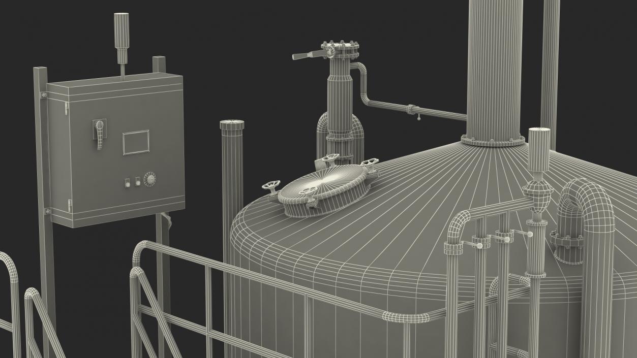 Whiskey Production Plant 3D model