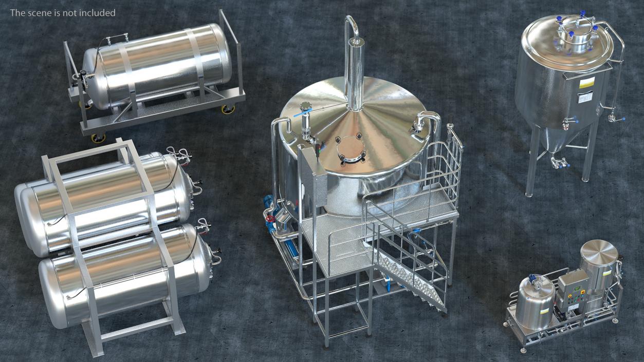 Whiskey Production Plant 3D model