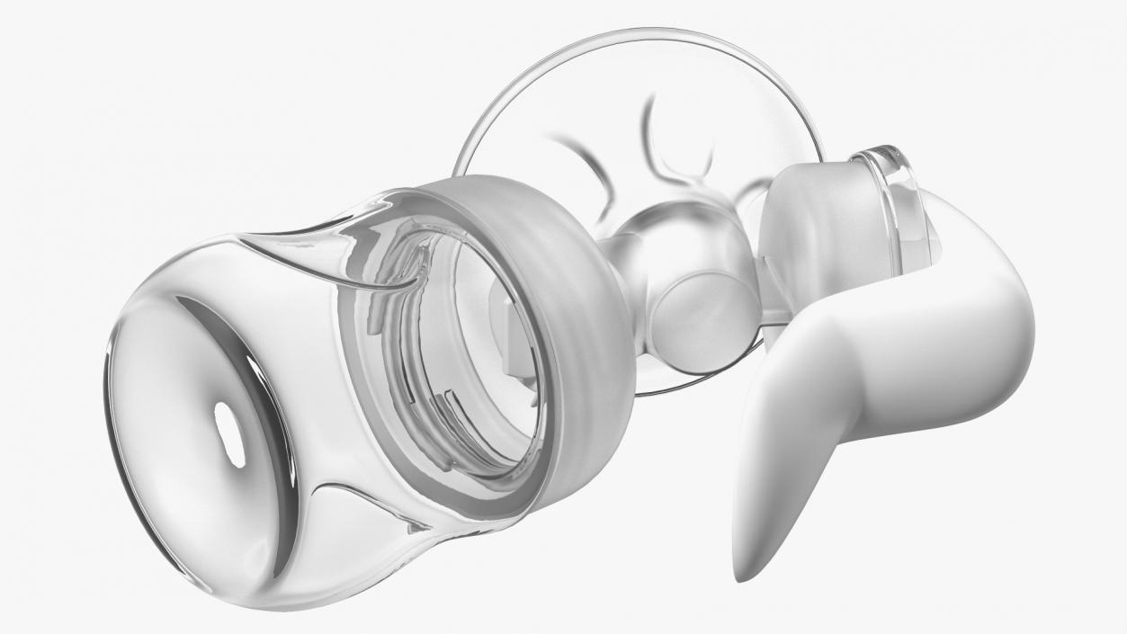 3D Manual Breast Pump model