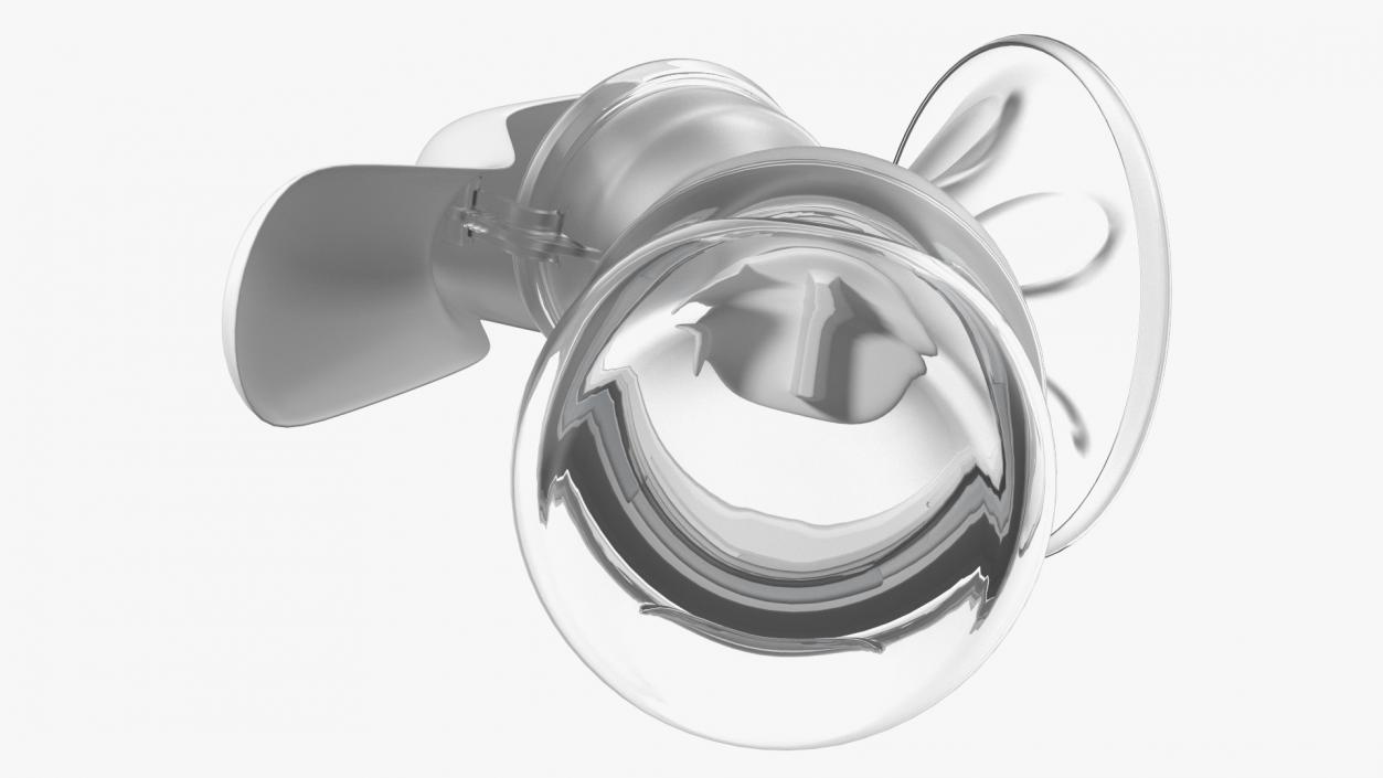 3D Manual Breast Pump model