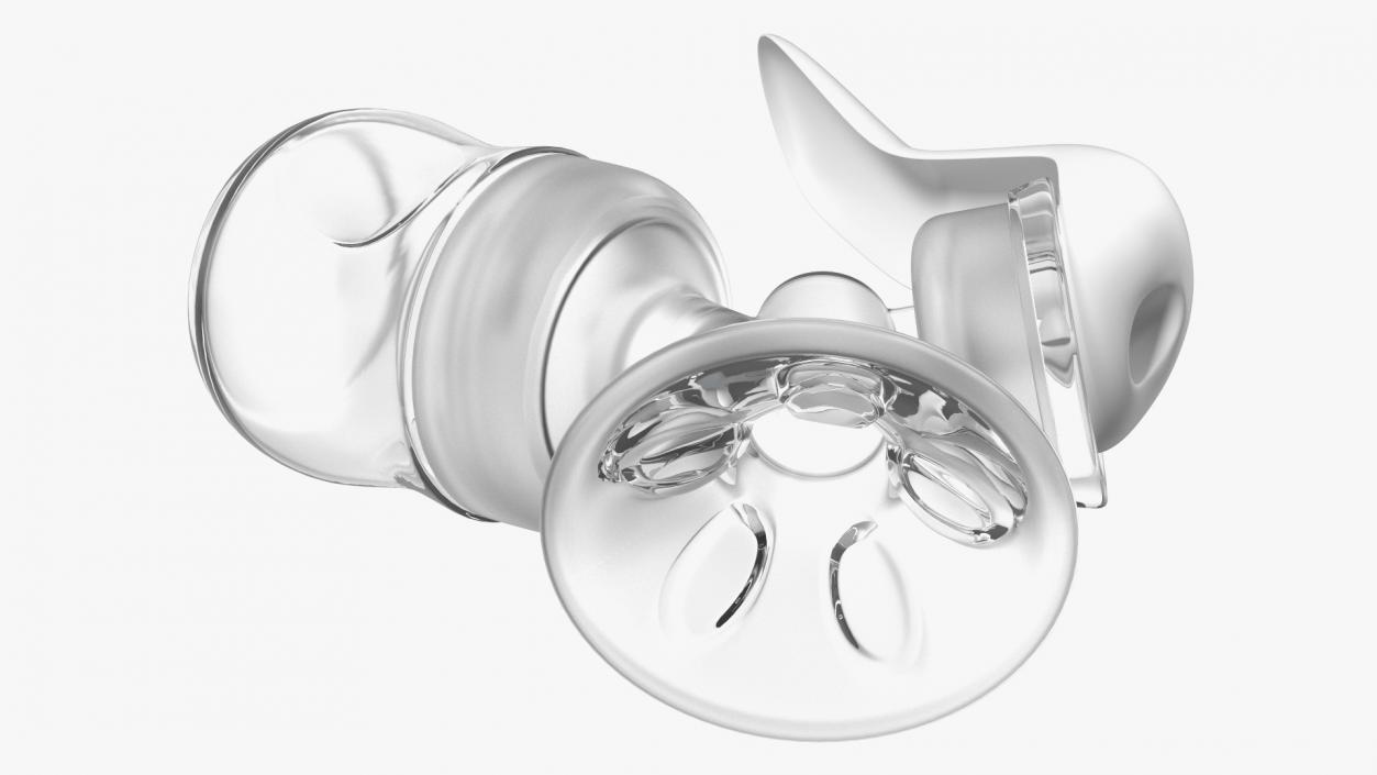 3D Manual Breast Pump model