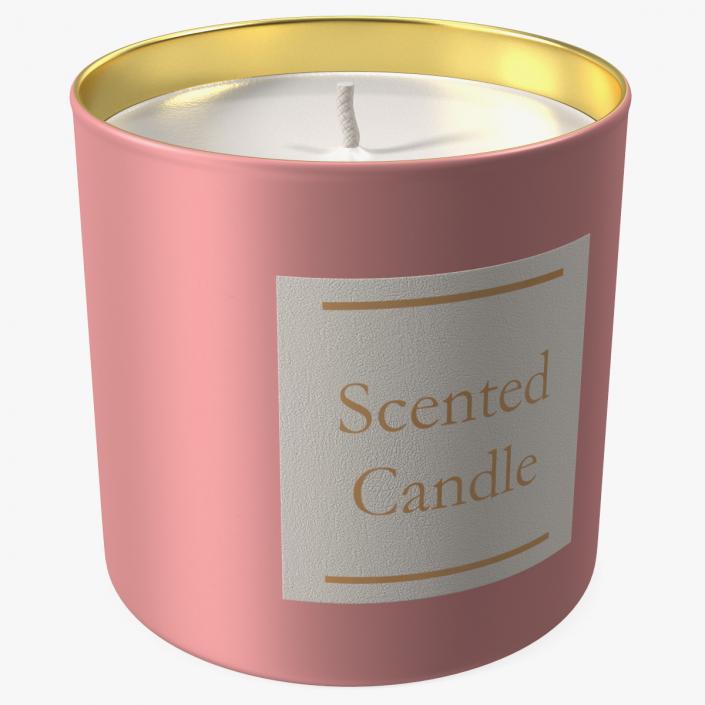 Scented Candle Pink 3D model