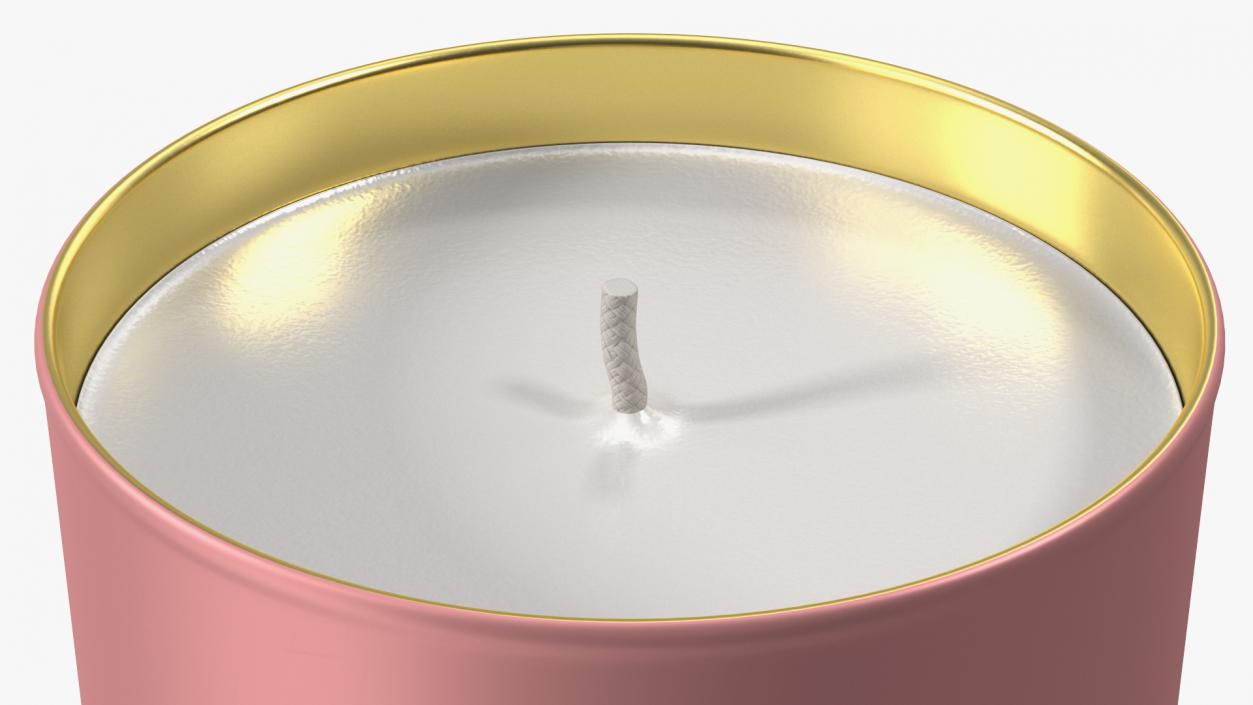 Scented Candle Pink 3D model