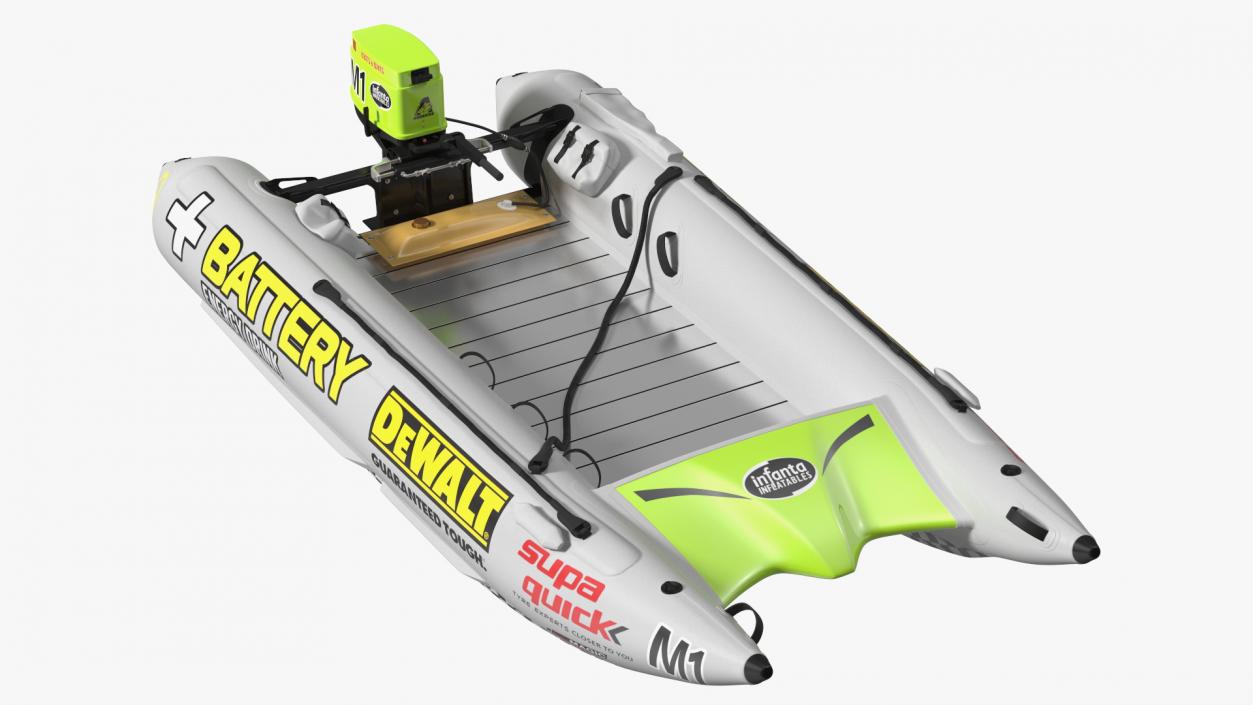 3D Racing Boat Gemini Zapcat F1 with Engine Grey(1) model