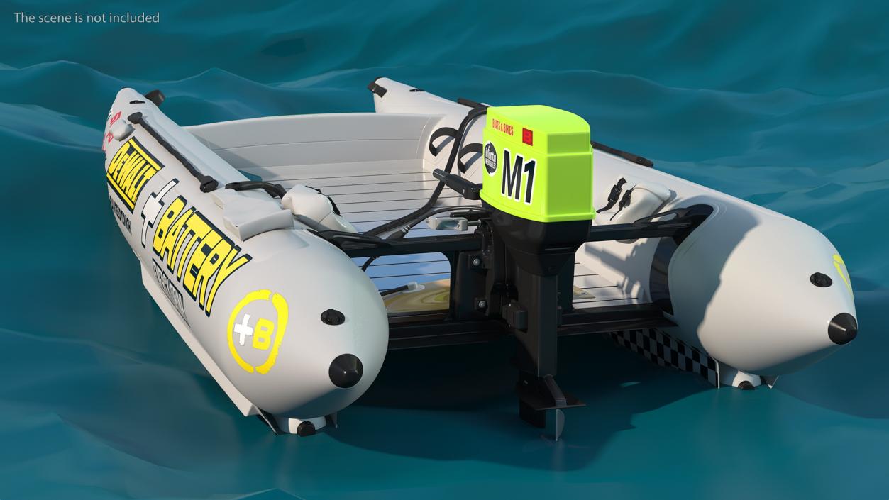 3D Racing Boat Gemini Zapcat F1 with Engine Grey(1) model