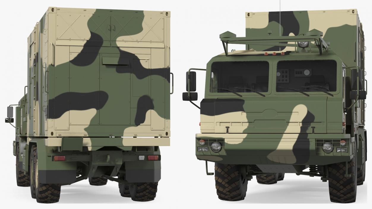 Command and Control Vehicle 50K6 Vityaz Camo 3D model