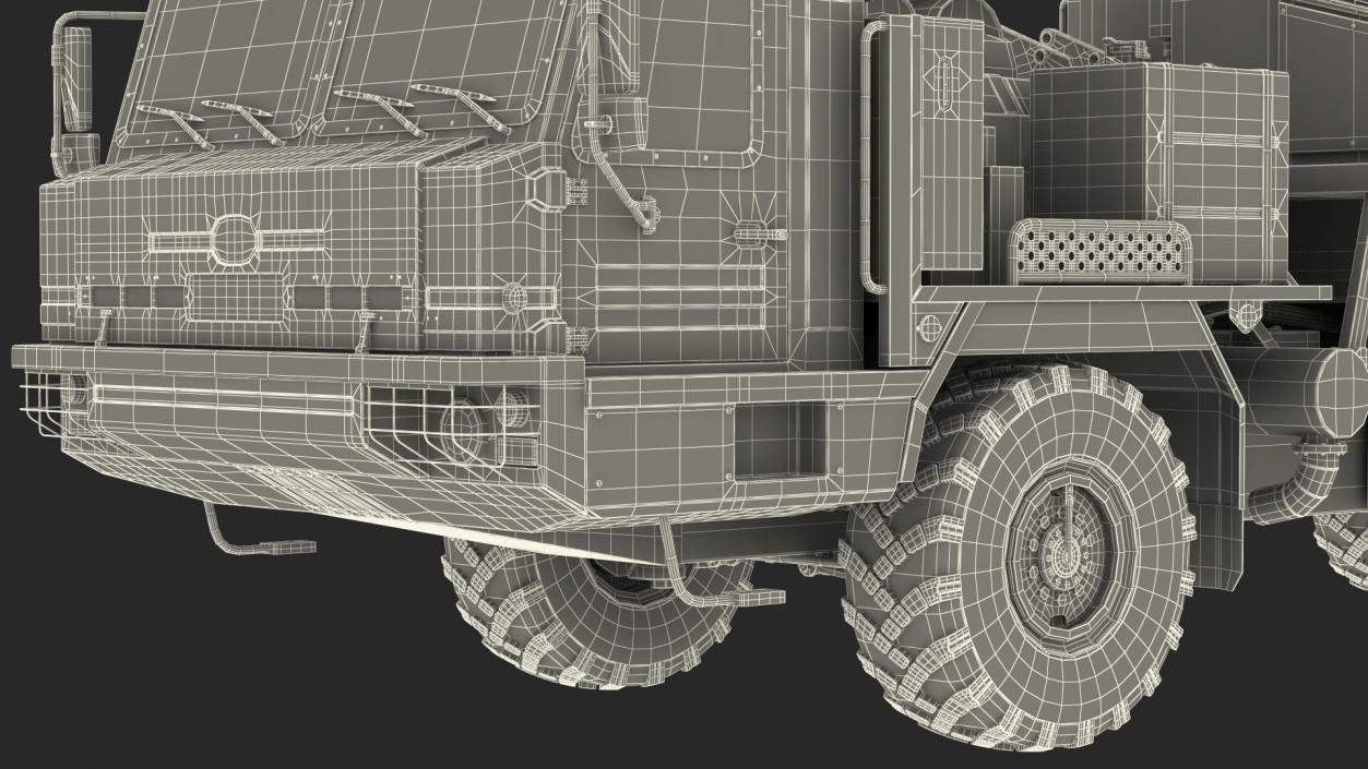 Command and Control Vehicle 50K6 Vityaz Camo 3D model