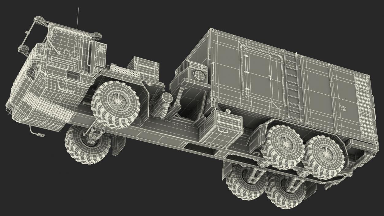 Command and Control Vehicle 50K6 Vityaz Camo 3D model