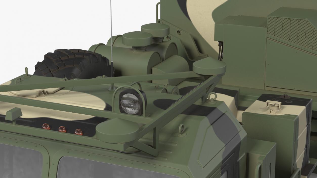 Command and Control Vehicle 50K6 Vityaz Camo 3D model