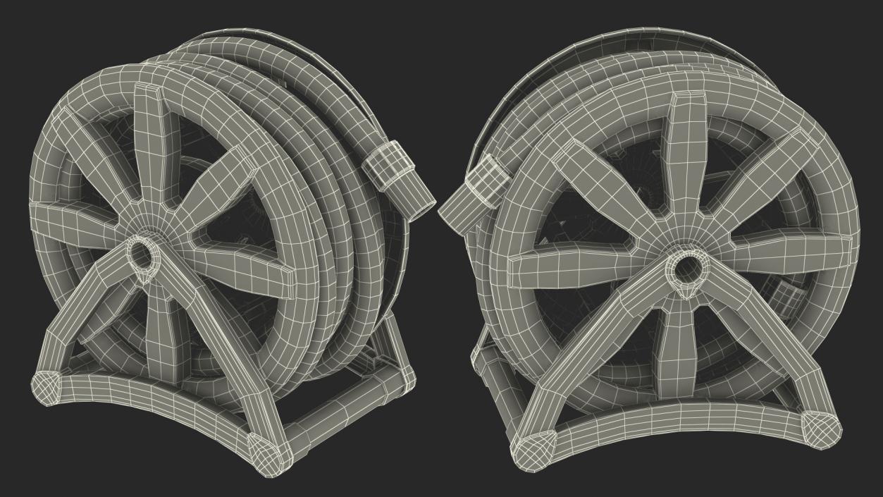 3D Floating Hose Reel model